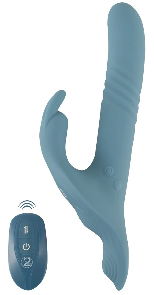 Strap-On med Thrusting Rabbitvibrator - Image 5