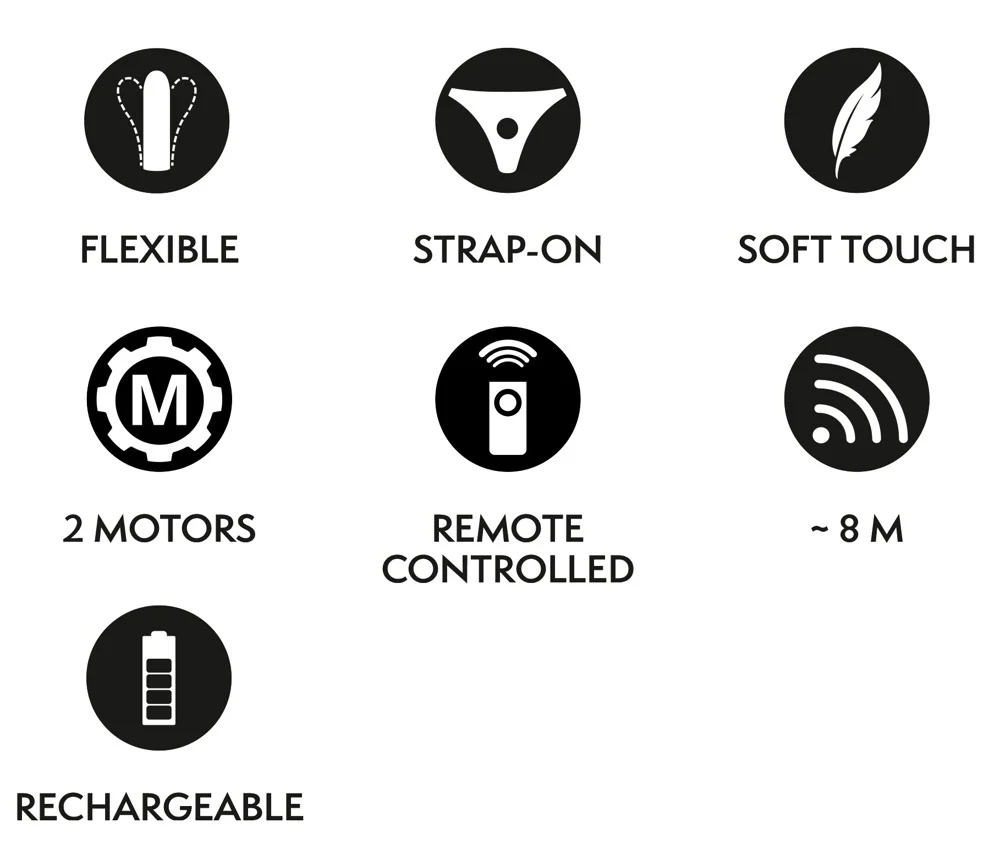 Strap-On Set med Vibrator - Image 19