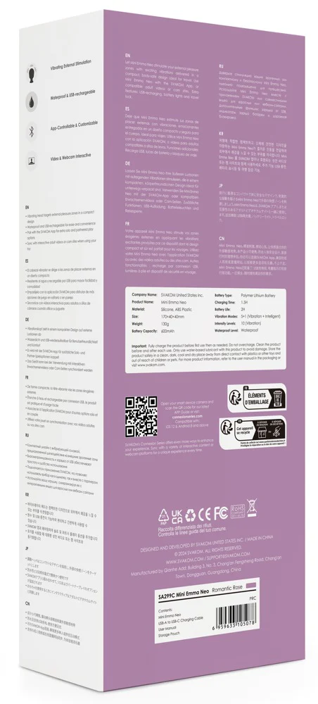 Svakom Mini Emma Neo Massagewand - Image 10