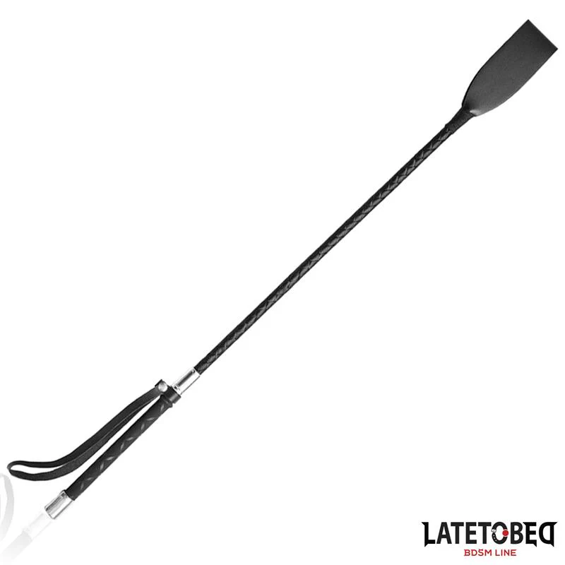 Svart BDSM Piska 60cm PU Läder