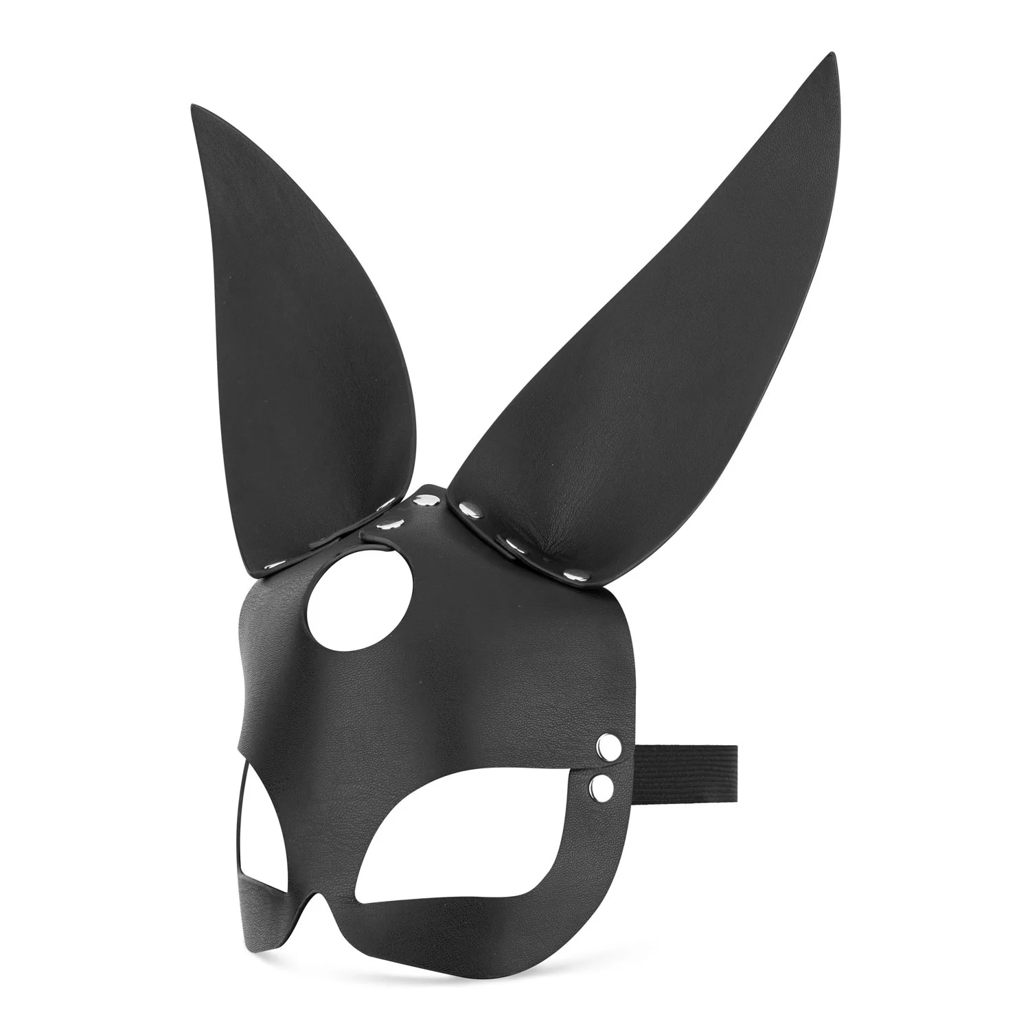 Svart Bunny Mask Läderlook - Image 3