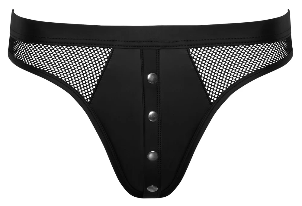 Svart Herrstring med Tryckknappar - Image 7