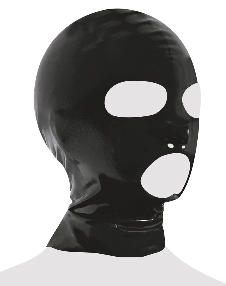 Svart Latexhuva 0,4 mm - Image 3