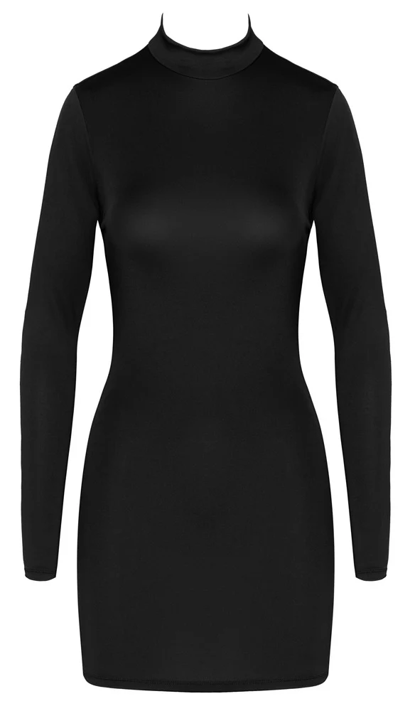 Svart Mini Dress Med Kedjor - Image 5
