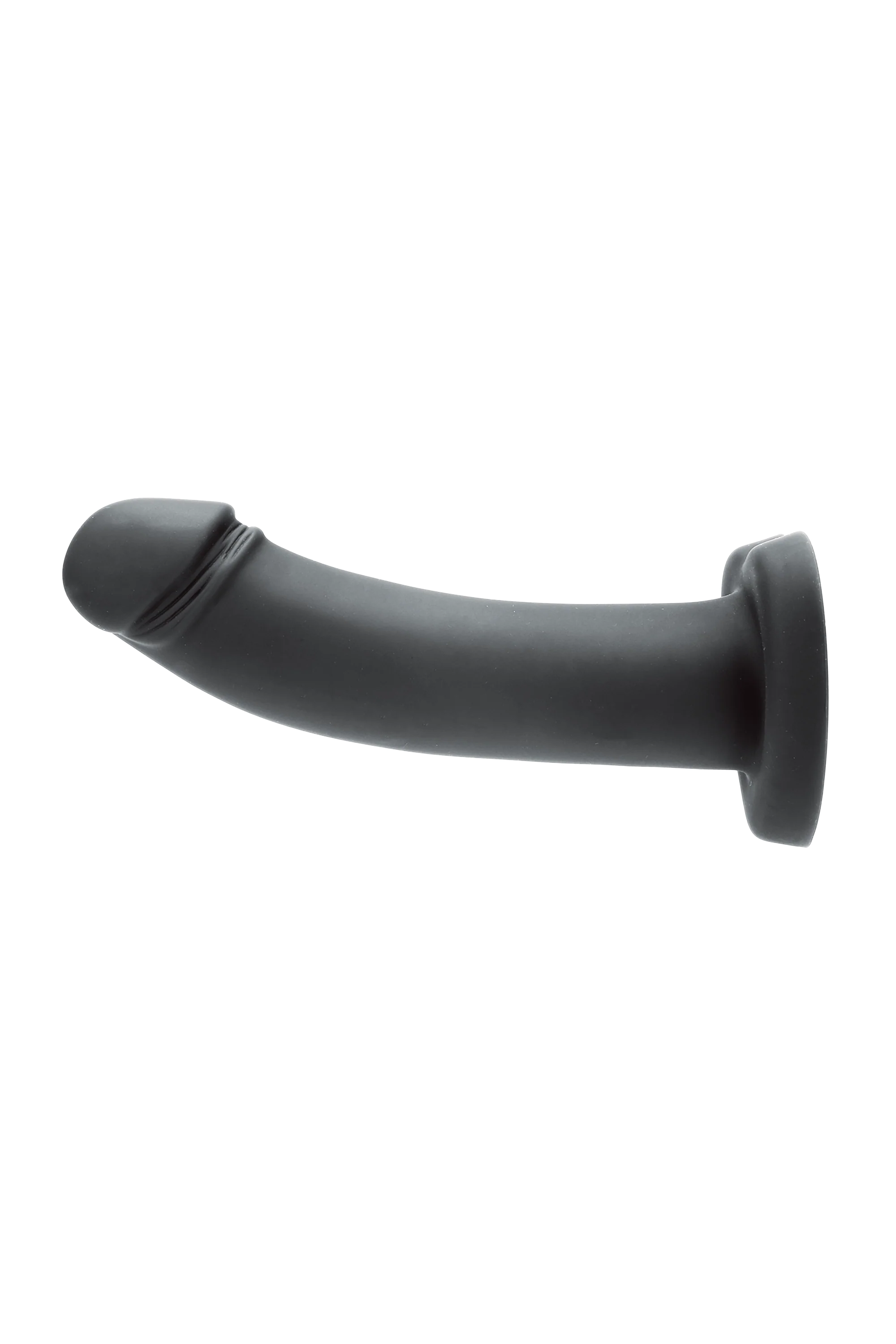 Svart Silikon Dildo Hjärtbas 20 cm - Image 2