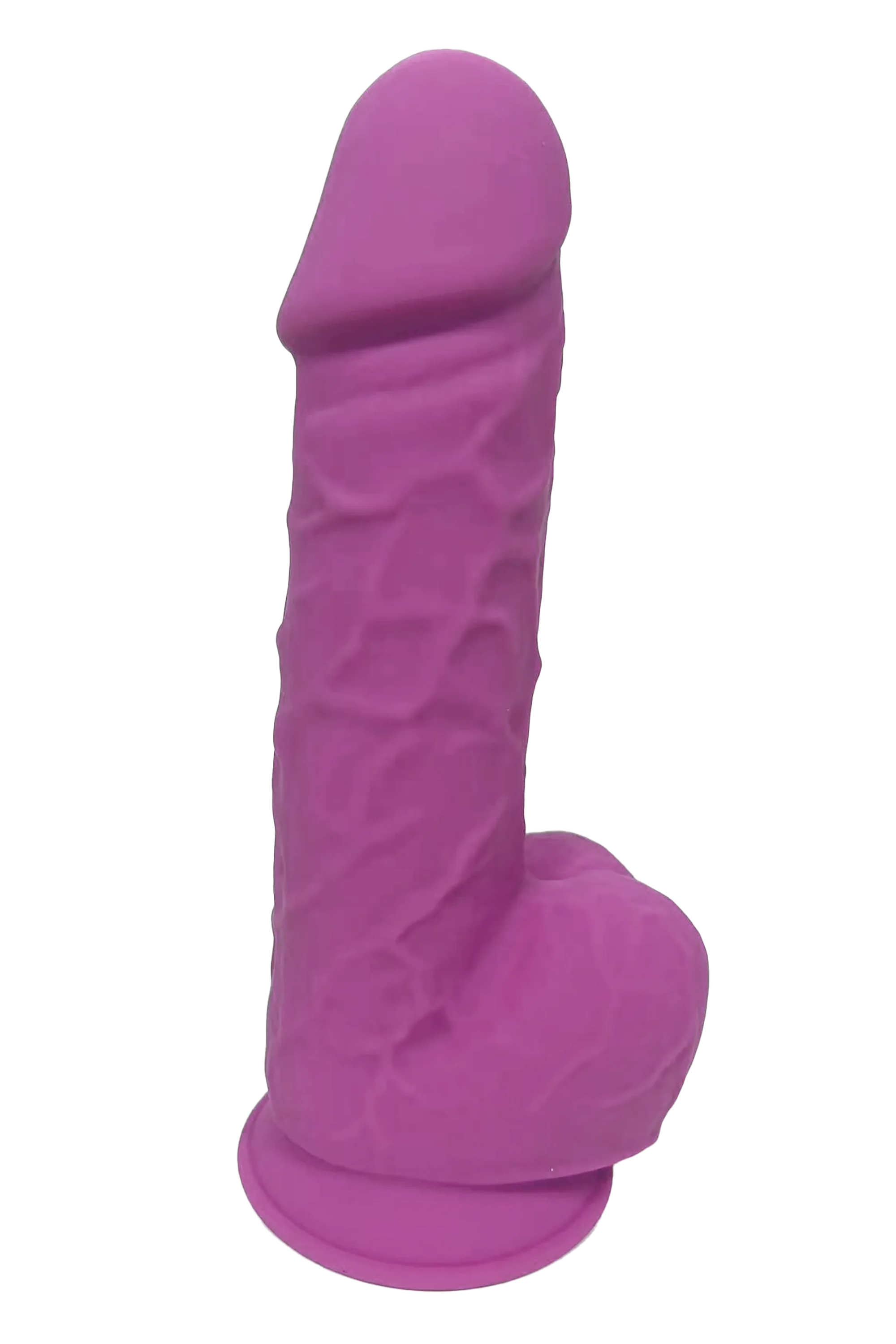 Termo-Reaktiv Realistisk Dildo Lila - Image 2