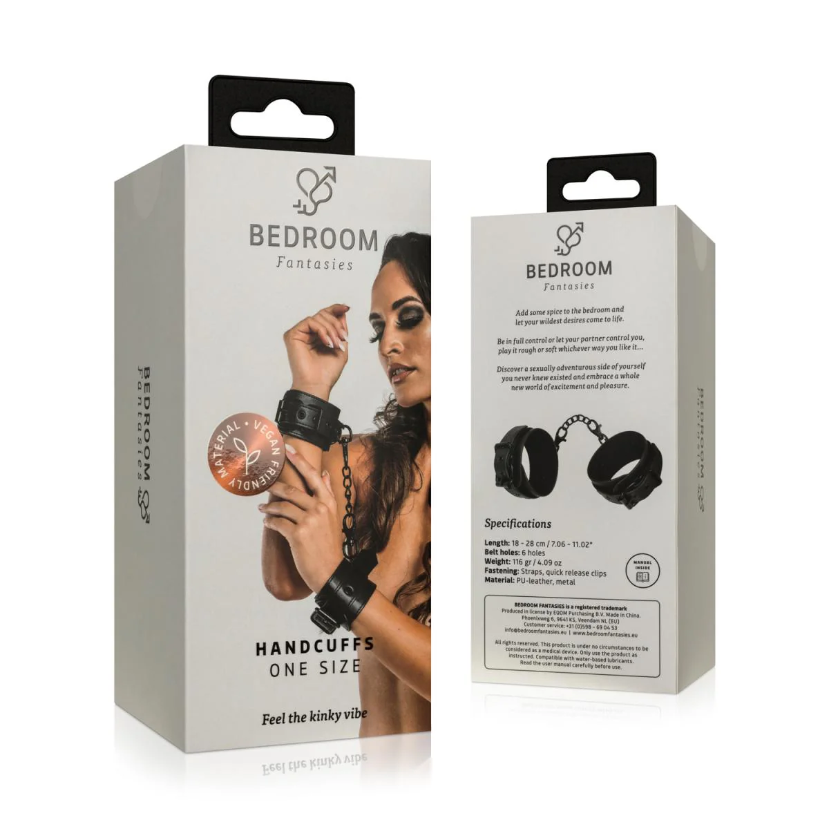 Vegan Friendly Leather Handcuffs - Image 4