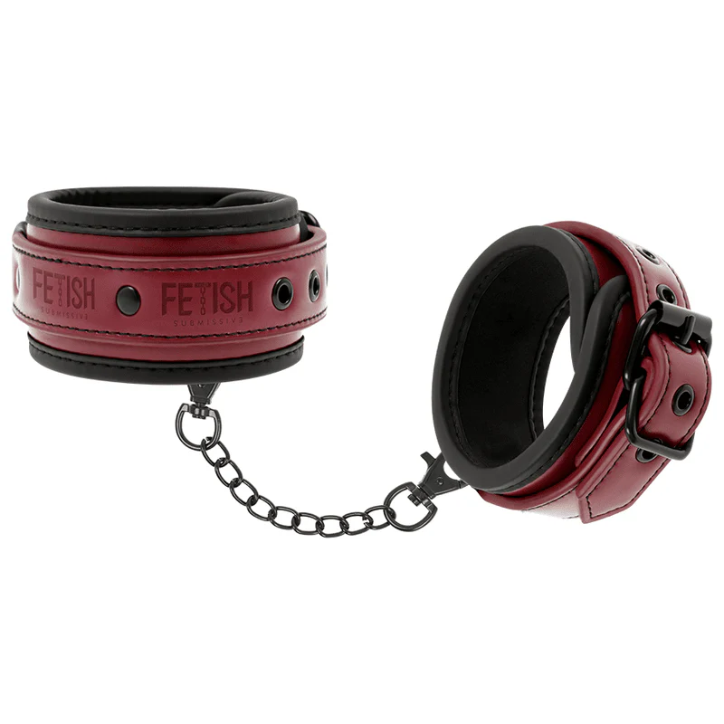 Vegan Leather Ankle Handcuffs - Image 2