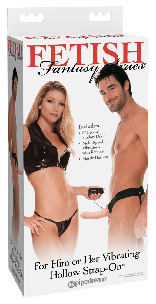 Vibrating Hollow Strap-On - Image 5