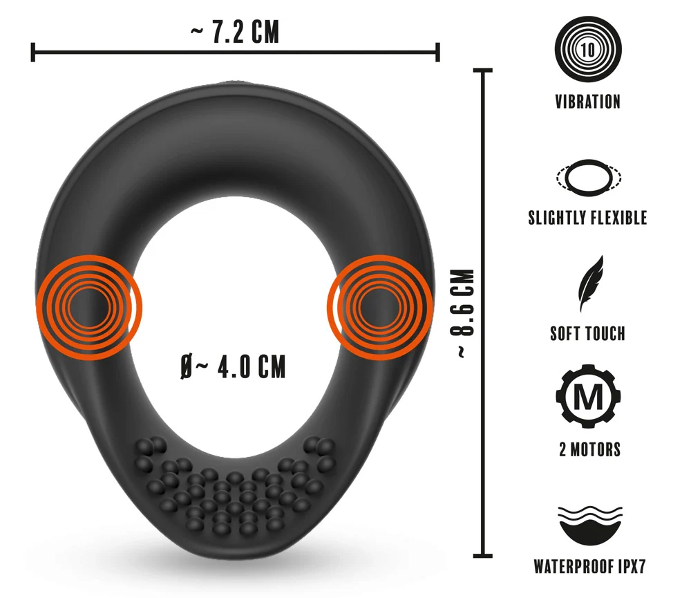 Vibrerande Ballring Rebel - Image 3