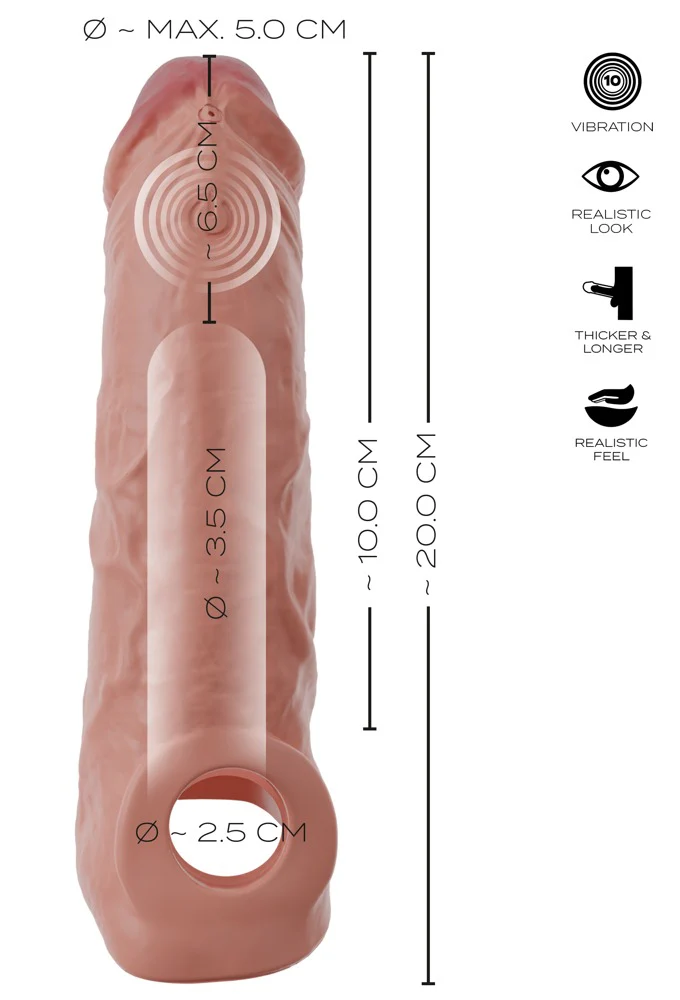 Vibro Sleeve med Ballring - Image 3