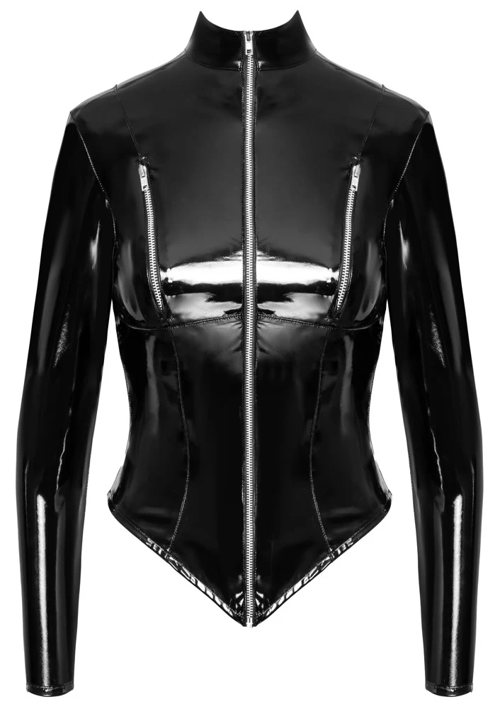 Wetlook Jacka med Dragkedjor - Image 6