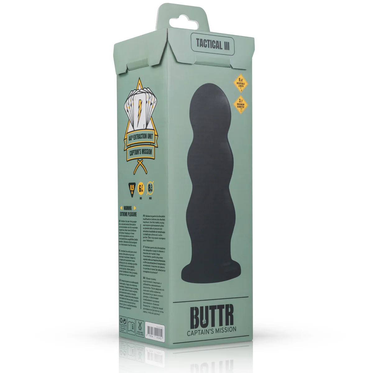 XXL Ribbad Buttplug från BUTTR - Image 5
